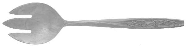CUS1 (STAINLESS) Medium Solid Cold Meat Serving Fork