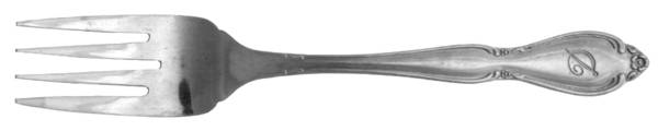 CUS11 (Stainless) Monogram Individual Salad Fork
