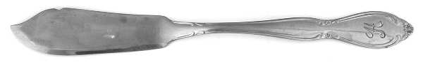 CUS11 (Stainless) Monogramed Flat Handle Master Butter Knife