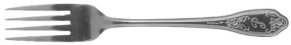 CUS12 (STAINLESS) Individual Salad Fork