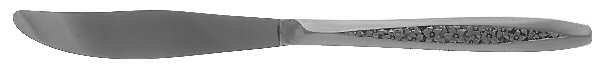 CUS5 (STAINLESS) Modern Solid Knife with Pinched Handle by Customcraft