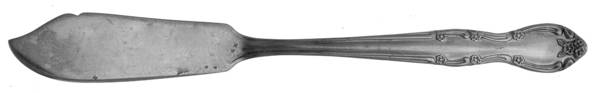 CUS6 (STAINLESS) Flat Handle Master Butter Knife