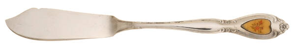 CUS7 (STAINLESS) Flat Handle Master Butter Knife