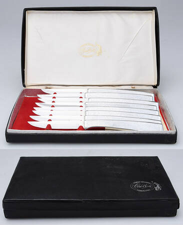 CVH2 (STAINLESS) (Set of 8) Individual Steak Knives & Case