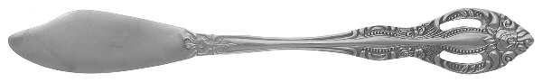 Lydia (Stainless) Flat Handle Master Butter Knife