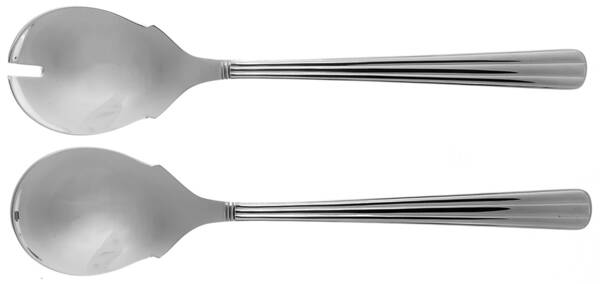Athena (Stainless) (2 Pc) Solid Salad Set