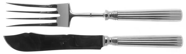 Athena (Stainless) 2 Piece Large Solid Fish Serving Set
