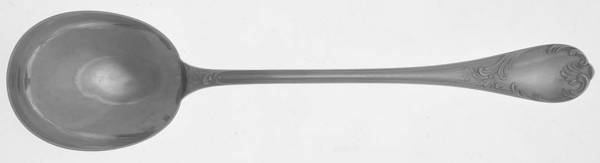 Marly (Silverplate, 1890, Glossy Handle) Solid Smooth Casserole Spoon