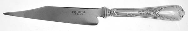Marly (Silverplate, 1890, Glossy Handle) Hollow Handle Serving Pastry Knife