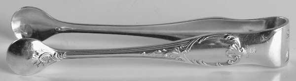 Marly (Silverplate, 1890, Glossy Handle) Small Sugar Tongs