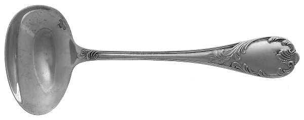 Marly (Silverplate, 1890, Glossy Handle) Cream Dipper with One Spout