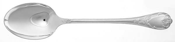 Marly (Silverplate, 1890, Glossy Handle) Solid Serving Spoon