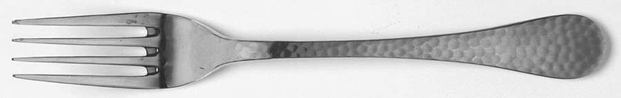 Country Hammered (Stainless) Fork by Cuisinart Flatware