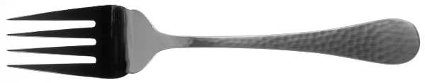 Country Hammered (Stainless) Medium Solid Cold Meat Serving Fork