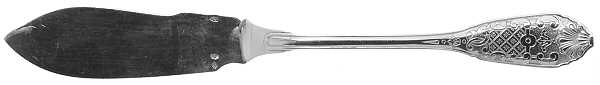 Royal Cisele (Sterling) Flat Handle Butter Spreader