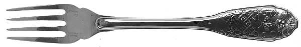 Royal Cisele (Sterling) Individual Salad Fork