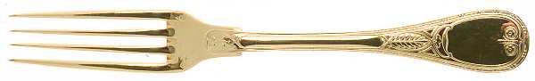 Golden Brienne (Gold Vermeil) Fork