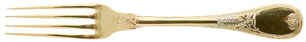 Golden Brienne (Gold Vermeil) Fork