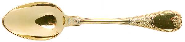 Golden Brienne (Gold Vermeil) Five O'Clock Teaspoon