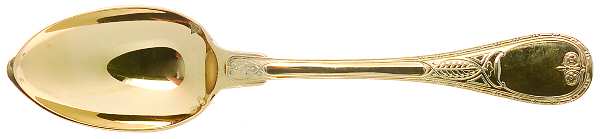 Golden Brienne (Gold Vermeil) Place/Oval Soup Spoon