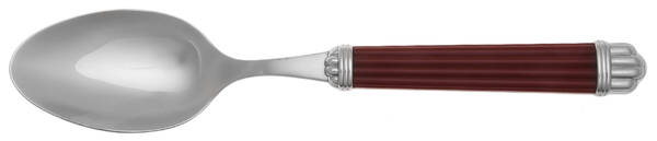 Aria-Bordeaux (Burgundy) Place/Oval Soup Spoon