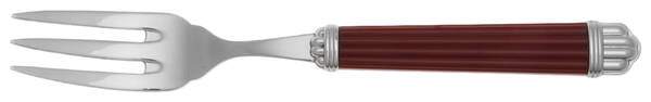 Aria-Bordeaux (Burgundy) Individual Solid Fish Fork