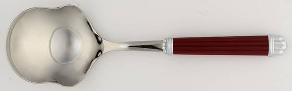 Aria-Bordeaux (Burgundy) Boiled Potato Ladle, Solid Piece
