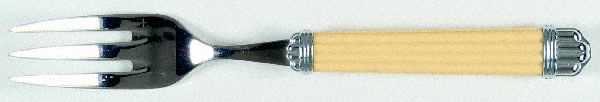 Aria-Yellow Individual Solid Fish Fork
