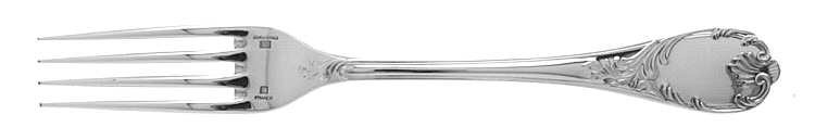 Marly (Silverplate, Gold Accents) Fork