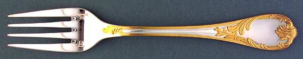 Marly (Silverplate, Gold Accents) Individual Salad Fork