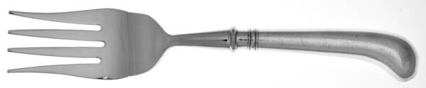 Queen Anne (Silverplate) Cold Meat Fork Large, Stainless Tines HC