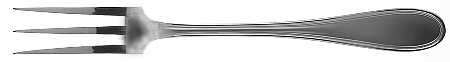 Delphine Contrast (Stainless, Satin) Solid Serving Fork