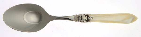 Orion-Pearl (Stainless) Solid Serving Spoon by Jean Couzon