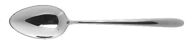 Avignon Bright-Fusain (Stainless) Solid Serving Spoon