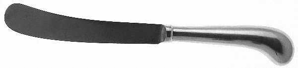Queen Anne (Stainless, Satin) Old French Hollow Pistol Knife