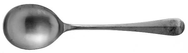Queen Anne (Stainless, Satin) Round Bowl Soup Spoon (Gumbo)