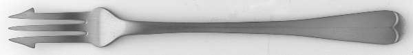 Queen Anne (Stainless, Satin) Long Handle Pickle/Olive Fork