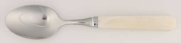 Hudson-Ivory (Stainless) Place/Oval Soup Spoon