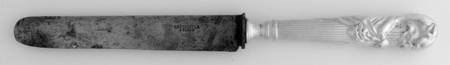 Peau de Lion (Silverplate) Blunt Hollow Knife