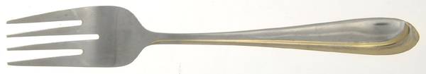 Compliment (Stainless, Gold Accent) Individual Salad Fork