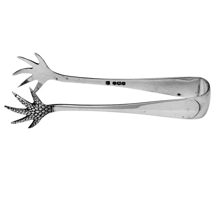 Queen Anne (Sterling) Sugar Tongs
