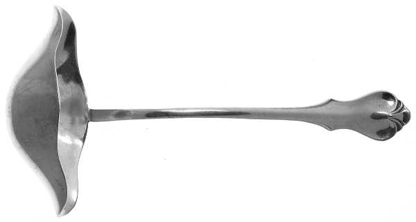 Colonial (Sterling) 2 Spout Gravy Ladle-Solid Piece
