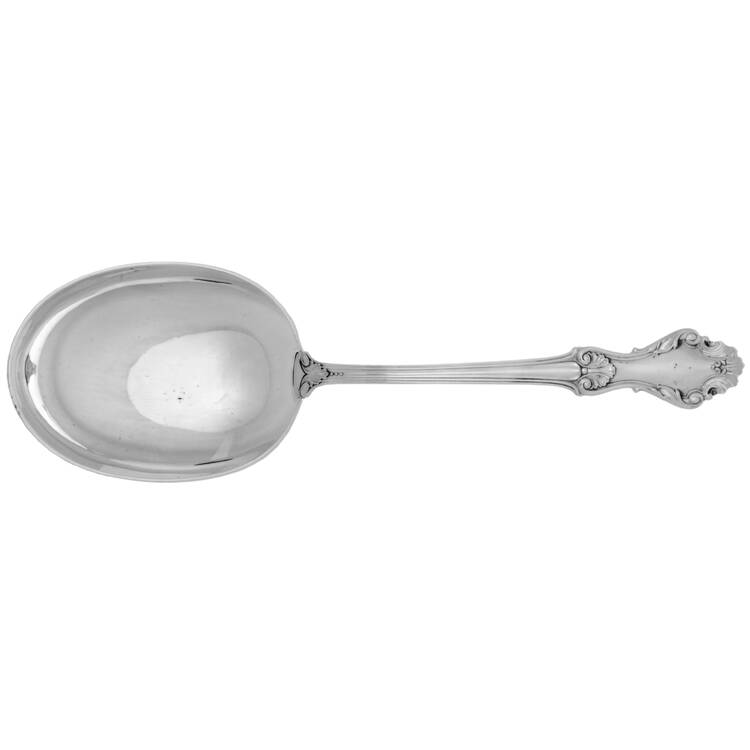 Georgian Shell (Sterling, 1948, No Monograms) Solid Salad Serving Spoon