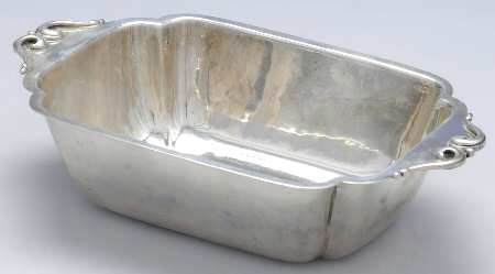 S31 (Sterling, Hollowware) 8" Square Bowl