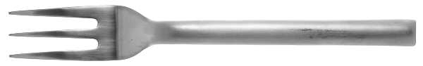 Ovoid (Stainless) Solid Serving Fork