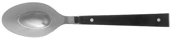 Bark Ebony (Stainless) Solid Serving Spoon