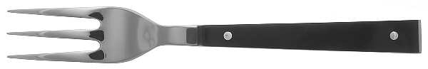 Bark Ebony (Stainless) Solid Serving Fork