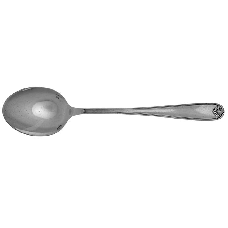 CTF41(SILVERPLATE) Solid Salad Serving Spoon