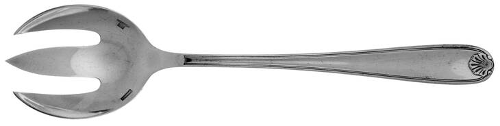 CTF41(SILVERPLATE) Solid Salad Serving Fork