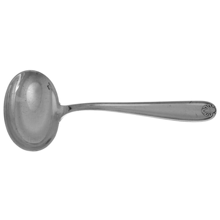 CTF41(SILVERPLATE) Solid Gravy Ladle
